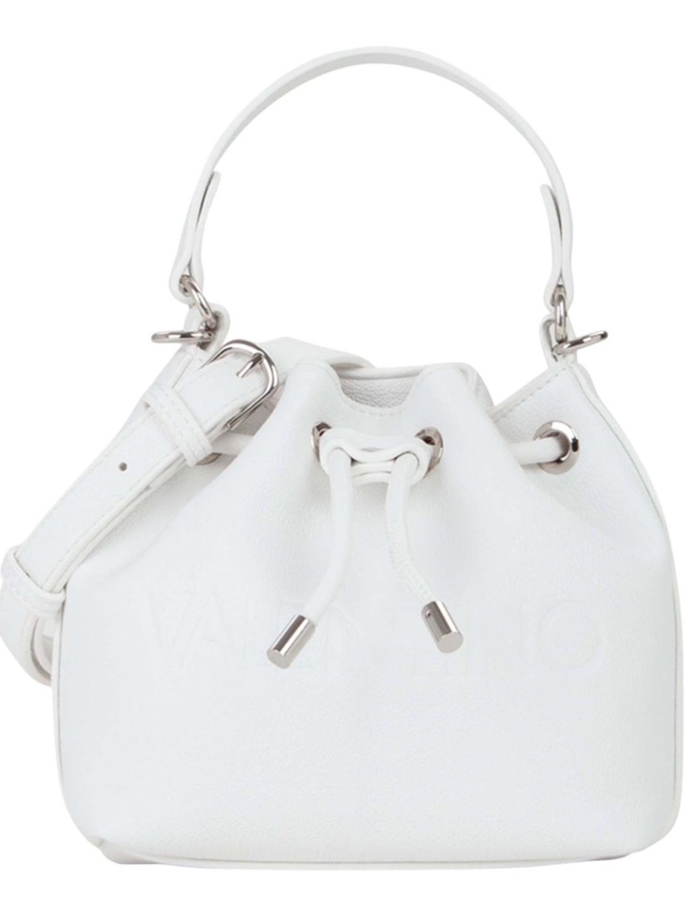 VALENTINO by Mario Valentino, BUCKET BAG SYRIA White